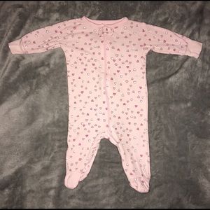 Hearts Long-sleeve Onsie